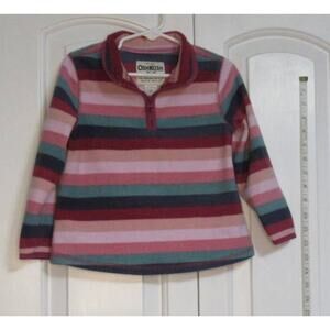 Pink and Blue Striped pullover
